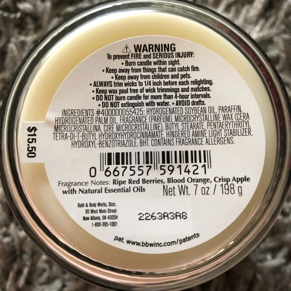 Bath & Body Works Bright Christmas Morning Candle, New